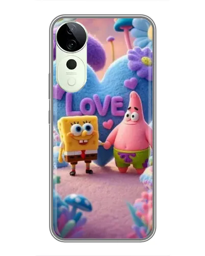 Чехол для Vivo T4 Pro с картинкой «Губка Боб Патрик» Чехол для Vivo T4 Pro с картинкой «Губка Боб Патрик»