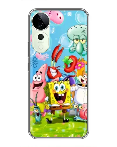 Чехол для Vivo T4 Pro с картинкой «Губка Боб и друзья» Чехол для Vivo T4 Pro с картинкой «Губка Боб и друзья»