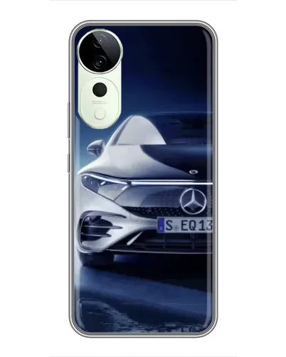 Чехол для Vivo T4 Pro с картинкой «Mercedes EQ — будущее» Чехол для Vivo T4 Pro с картинкой «Mercedes EQ — будущее»