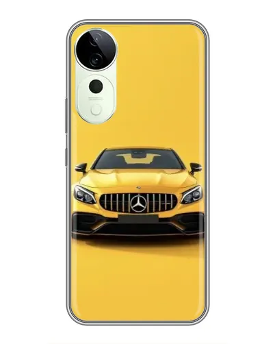 Чехол для Vivo T4 Pro с картинкой «Желтый Mercedes GT» Чехол для Vivo T4 Pro с картинкой «Желтый Mercedes GT»