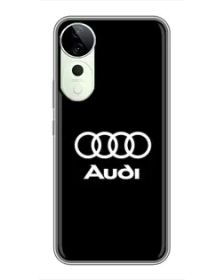 Чехол для Vivo T4 Pro с картинкой «Классическое лого Audi» Чехол для Vivo T4 Pro с картинкой «Классическое лого Audi»