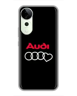 Чехол для Vivo T4 Pro с картинкой «Логотип Audi Heart» Чехол для Vivo T4 Pro с картинкой «Логотип Audi Heart»