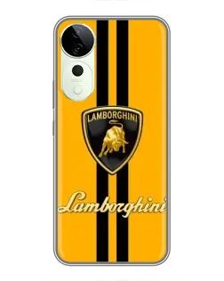 Чохол для Vivo T4 Pro з картинкою «Lamborghini Stripe жовтий» Чохол для Vivo T4 Pro з картинкою «Lamborghini Stripe жовтий»