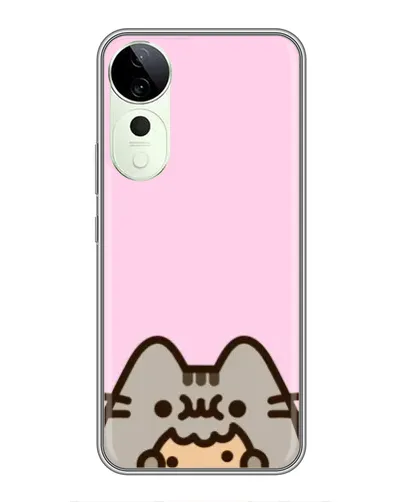 Чехол для Vivo T4 Pro с картинкой «Pusheen и печенье» Чехол для Vivo T4 Pro с картинкой «Pusheen и печенье»