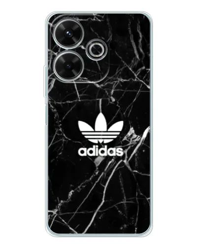 Чехол для Vivo T4R 5G с картинкой «Белый мрамор Adidas»