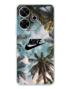 Чехол для Vivo T4R 5G с картинкой «Тропический принт Nike»