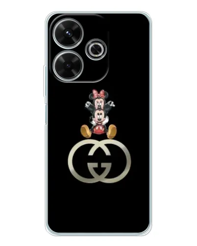 Чехол для Vivo T4R 5G с картинкой «Минни Маус на лого»
