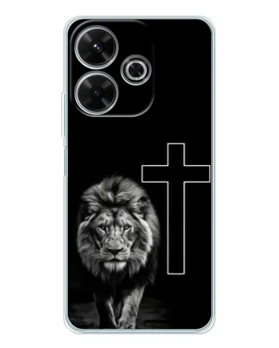 Чехол для Vivo T4R 5G с картинкой «Лев и Крест»