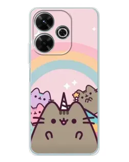 Чехол для Vivo T4R 5G с картинкой «Единорог Pusheen»