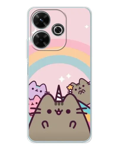 Чехол для Vivo T4R 5G с картинкой «Единорог Pusheen» Чехол для Vivo T4R 5G с картинкой «Единорог Pusheen»