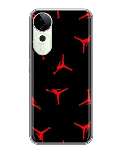 Чехол для ViVO T5e с картинкой «Jordan Red Pattern» Чехол для ViVO T5e с картинкой «Jordan Red Pattern»