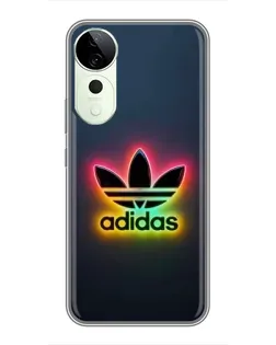 Чехол для ViVO T5e с картинкой «Неоновый Adidas»