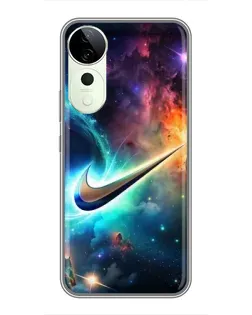 Чехол для ViVO T5e с картинкой «Космический Nike Swoosh»