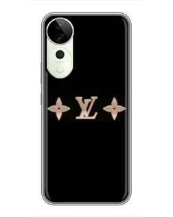 Чехол для ViVO T5e с картинкой «Louis Vuitton — минимализм»