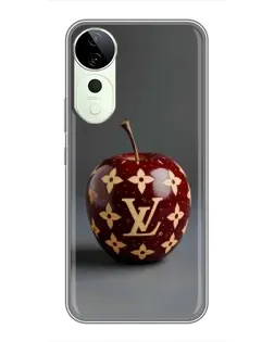 Чехол для ViVO T5e с картинкой «Красное яблоко LV»