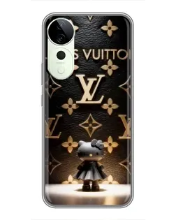 Чехол для ViVO T5e с картинкой «Монограмма с фигурой»