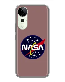 Чехол для ViVO T5e с картинкой «NASA — ретро космос»