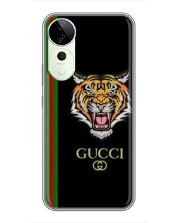 Чехол для ViVO T5e с картинкой «Тигр Gucci»