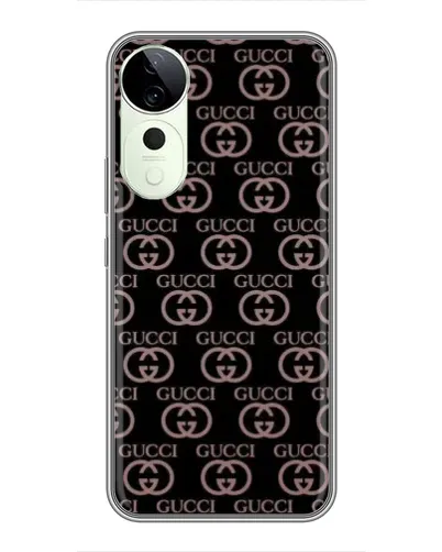 Чехол для ViVO T5e с картинкой «Классическая монограмма Gucci»