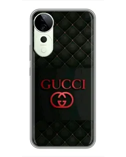 Чехол для ViVO T5e с картинкой «Gucci — стеганый черный»