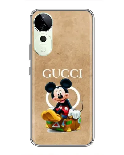 Чехол для ViVO T5e с картинкой «Микки Маус Gucci — крафт»