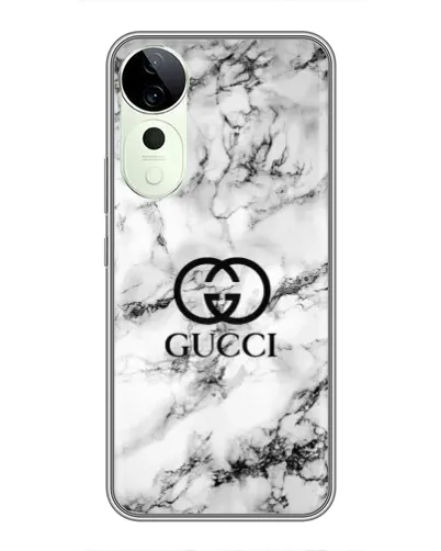Чехол для ViVO T5e с картинкой «Gucci — мраморный шик»