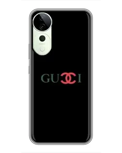 Чехол для ViVO T5e с картинкой «Gucci — красный градиент»