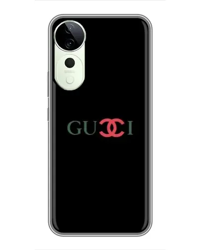 Чехол для ViVO T5e с картинкой «Gucci — красный градиент»