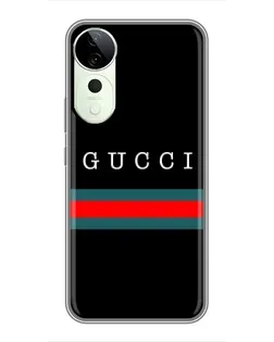 Чехол для ViVO T5e с картинкой «Gucci — красный пояс»