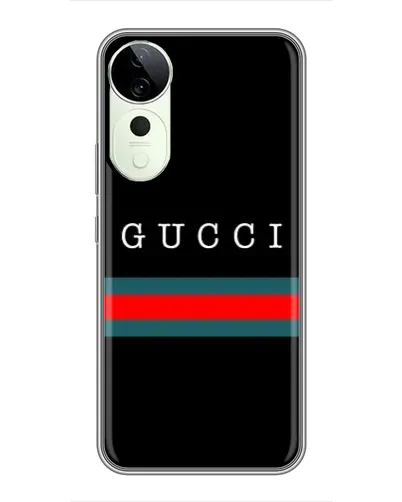 Чехол для ViVO T5e с картинкой «Gucci — красный пояс»