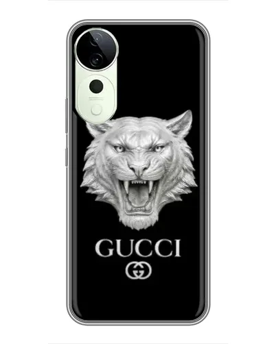 Чехол для ViVO T5e с картинкой «Gucci — серебряный лев» Чехол для ViVO T5e с картинкой «Gucci — серебряный лев»