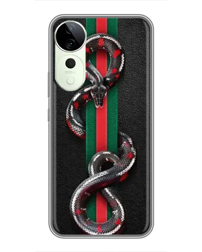 Чехол для ViVO T5e с картинкой «Gucci — змея на полосе» Чехол для ViVO T5e с картинкой «Gucci — змея на полосе»