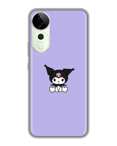 Чехол для ViVO T5e с картинкой «Kuromi — фиолетовый минимализм» Чехол для ViVO T5e с картинкой «Kuromi — фиолетовый минимализм»