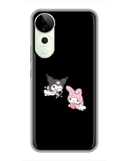 Чехол для ViVO T5e с картинкой «My Melody и Kuromi»