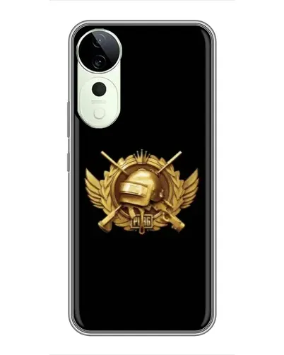 Чехол для ViVO T5e с картинкой «PUBG — оранжевый градиент»