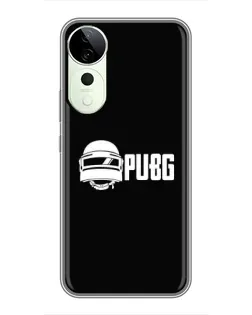Чехол для ViVO T5e с картинкой «PUBG — классический лого»