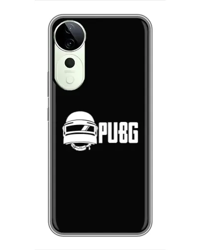 Чехол для ViVO T5e с картинкой «PUBG — классический лого»