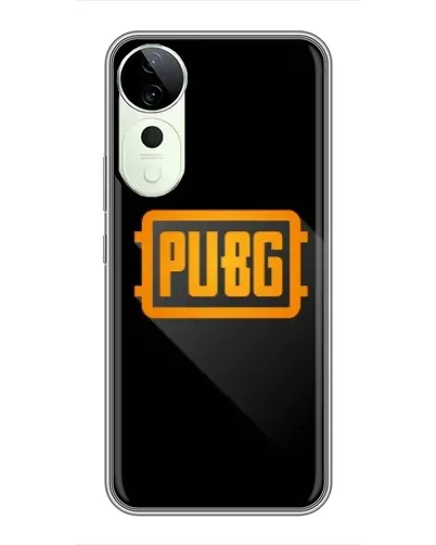 Чехол для ViVO T5e с картинкой «PUBG — рамка лого»