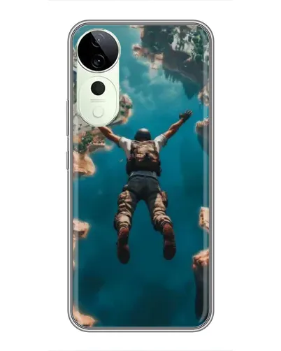 Чехол для ViVO T5e с картинкой «PUBG — свободное падение»