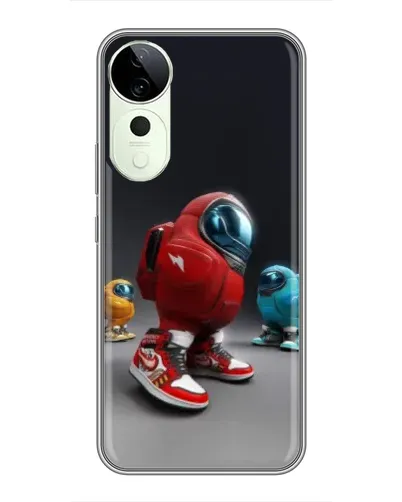 Чехол для ViVO T5e с картинкой «Among Us — 3D стиль»