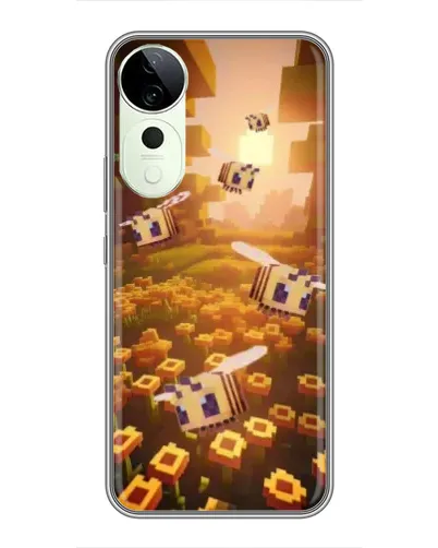 Чехол для ViVO T5e с картинкой «Поле подсолнухов»