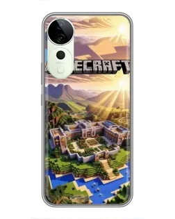 Чехол для ViVO T5e с картинкой «Minecraft панорама»