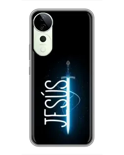 Чехол для ViVO T5e с картинкой «Меч Духа Jesus»