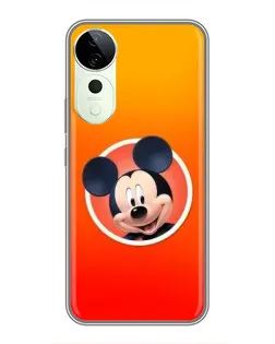 Чехол для ViVO T5e с картинкой «Mickey в круге»
