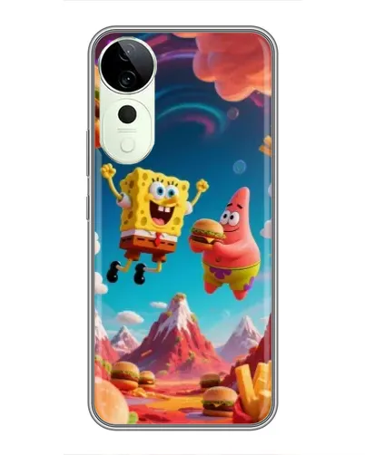 Чехол для ViVO T5e с картинкой «Космический фастфуд»