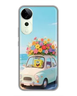 Чехол для ViVO T5e с картинкой «Автомобильное путешествие»