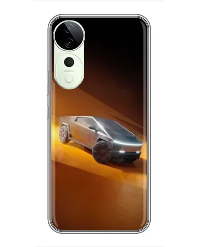 Чехол для ViVO T5e с картинкой «Cybertruck в пустыне»