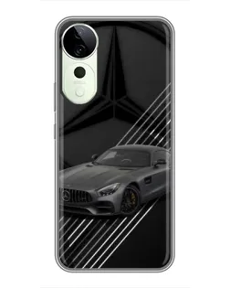 Чехол для ViVO T5e с картинкой «Mercedes AMG — графика»