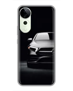 Чехол для ViVO T5e с картинкой «Свет фар Mercedes»