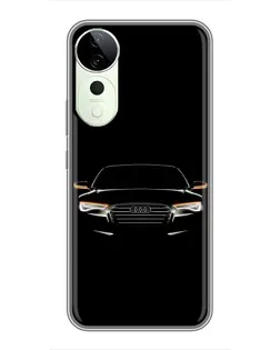 Чехол для ViVO T5e с картинкой «Audi — ночной контур»